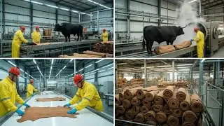 Inside the Water Buffalo Leather Factory &ndash; Full Process How Luxury Furniture Are Made