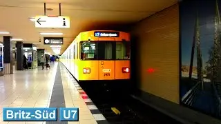 Britz-Süd U7 : Берлинский метрополитен ( BVG F92 )