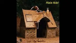 he build a hobbit shelter in just 1 day & the result a amazing