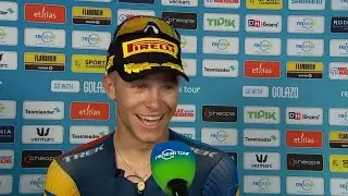Renewi Tour 2024 | Stage 1 | Stage winner Jonathan Milan: 
