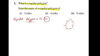 what is a regular polygon? state the name of a regular polygon of 3 side , 4 sides , 6 side