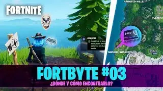 FORTBYTE 03 - Accesible al usar el emoticono Soldado Calavera en el punto m&aacute;s al Oeste | FORTNITE