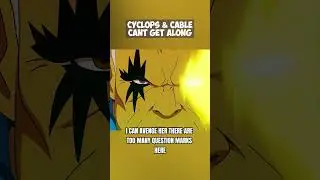 Cyclops And Cable Cant Get Along #xmen #cyclops