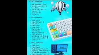 Corel draw menu commands