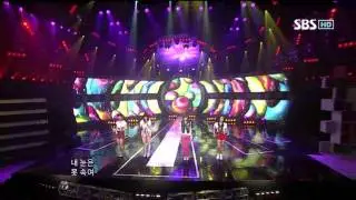 Black pearl - Go Go Ssing (블랙펄 - 고고씽) @ SBS Inkigayo 인기가요 100711