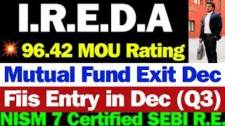 IREDA बड़ी खबर | ireda share latest news today | ireda news today | ireda share latest news |IREDA Q3