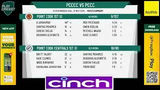 Point Cook Centrals 1st XI v Point Cook 1st XI