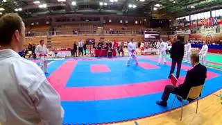 MS UWK 2015 - Slovenia - kumite rotation team  masters - CZE (CAOKK) vs. CZE (CABK) - part 2