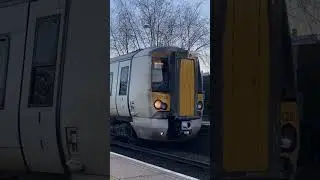 Class 387128 + 387205 depart Hampden Park - 14/3/2025