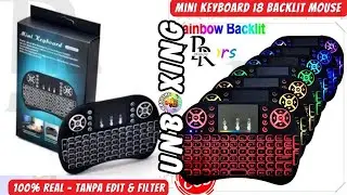 Unboxing Mini Keyboard Wireless I8 2.4G | Keyboard I8 untuk Android TV Box & PC