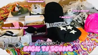 $1000+ BACK TO SCHOOL HAUL | Essentials, Tory Burch, Vera Bradley, SHEIN, Jordan new balance, etc ୨ৎ