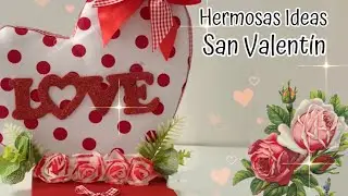 4 Mira estas Ideas para Regalar o Vender en San Valentin 🩷 Ideas con Reciclaje  / Suchadiy