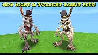 Wizard101 : NEW NIGHT & TWILIGHT RABBIT PETS!