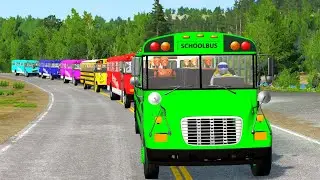 Toyota Cars vs Train | Truck Man Flatbed vs Train Beamng.drive