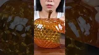 Honey Apple ASMR #asmr #viral #satisfying #cute #mango #globalasmr #trending #usashorts #shorts
