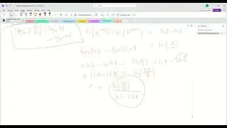 Algebraic Manipulation and Log