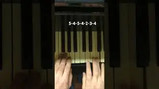 Piano fingering exercise (no thumbs) #pianotutorial #pianolessons #learnpiano #easypiano #scales