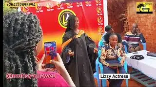 Lizzy Actress speech during her graduation party at Kola home