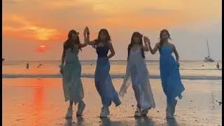 Dancing under the setting sun the wind and freedom lie beneath our feet#Atmospheric dance#