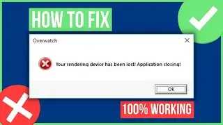 OVERWATCH 2 RENDERING DEVICE LOST | Your Rendering Device Has Been Lost Overwatch 2