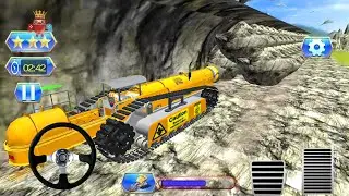 Tunnel Boring Machine Simulator - Highway Bridge Construction 3D - Android Gameplay