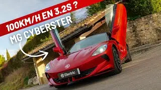 Sandro, pilote de course, présente le MG Cyberster : Roadster 100% électrique ! ⚡🚗