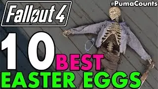 Top 10 Best Easter Eggs, Secrets and Pop Culture References in Fallout 4 (Includes DLC) #PumaCounts