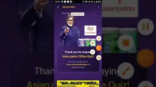 KBC ASIAN PAINTS QUIZ 6 JAN 2021