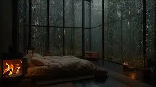 Rainy Ambience | Relaxing Heavy Rain Sounds for Sleeping, Studying and Focusing