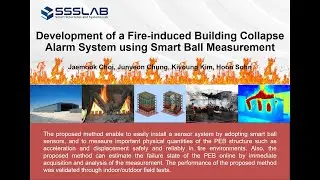 Development of a fire induced building collapse alarm system using smart ball measurement