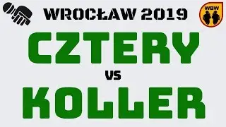 Cztery 🆚 Koller 🎤 WBW 2019 Wrocław (1/8) Freestyle Battle