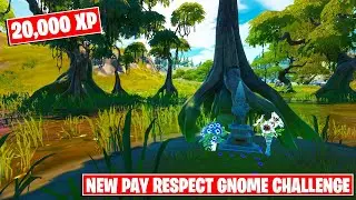 Fortnite Gnome Quest v14.50 Location! Pay Respect Secret Gnome Challenge(20,000 XP)