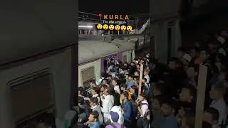 Kurla station in Mumbai#shortsviralvideo #shorts #kurla #local #mumbailocal #stuggling