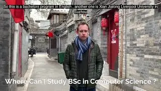 How to apply to study Computer Science in China?