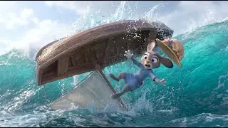 Judy's Struggle: Trapped in the Ocean Waves