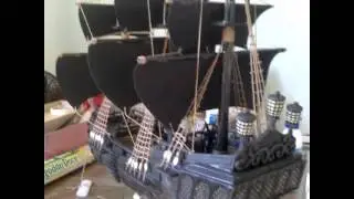 Construindo o Pérola Negra com palitos de sorvete