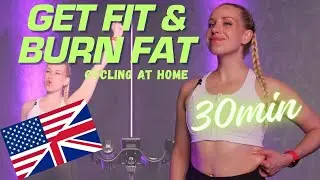 30 MIN 🚴‍♂️ GET FIT - BURN FAT 🔥CYCLING AT HOME