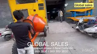 CONCRETE MIXER MACHINE WITH KIRLOSKAR ENGINE AVAILABLE AT GLOBAL SALES NEW DELHI