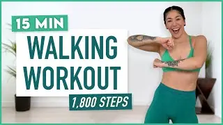 15 Minute Easy To Follow Walking Workout (1,800 Steps)