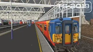 Train Simulator 2019: Portsmouth Direct Line Dlc - Class 455 - Hamton Court to London Warterloo