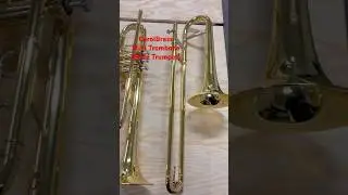 CarolBrass Mini Trombone weight comparison #trumpet #brassinstruments #jazz jazz #trombone #xmas