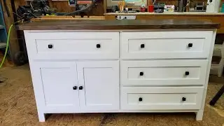 Rustic vanity build part 3