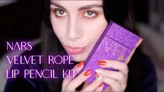NARS Velvet Rope mini velvet matte lip pencil set Swatches