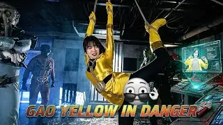 [Superheroine highlight] Gao Yellow vs. Orcs Oruku Tokusatsu In Crisis #powerrangers #tokusatsu