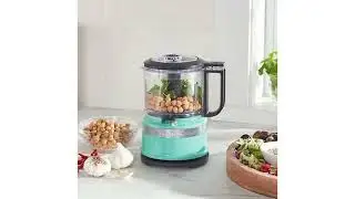 Game-Changer for Your Kitchen! KitchenAid 3.5 Cup Food Chopper in Aqua Sky