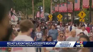 Rain can&rsquo;t dampen spirits at Red Hot & Boom in Altamonte Springs