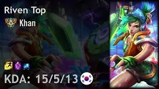 Riven Top vs Rumble - Khan - KR Challenger Patch 6.24