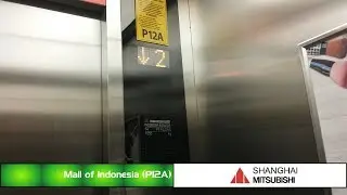 Shanghai Mitsubishi Elevator at Mall of Indonesia (P12A)