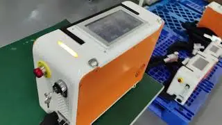 #laser machine/#laser cleaning machine  100W laser cleaner machine purchased by customer in Andorra.