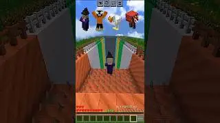 Mobs vs Fall Damage Challenge😱 Minecraft